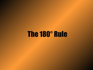 The 180° Rule 