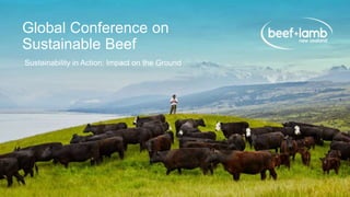 Global Conference on
Sustainable Beef
Sustainability in Action: Impact on the Ground
 
