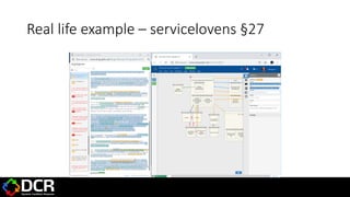 Real life example – servicelovens §27
 