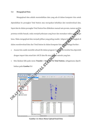 Training Total Station - Transfer Data | PDF
