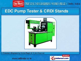 EDC Pump Tester & CRDI Stands
 