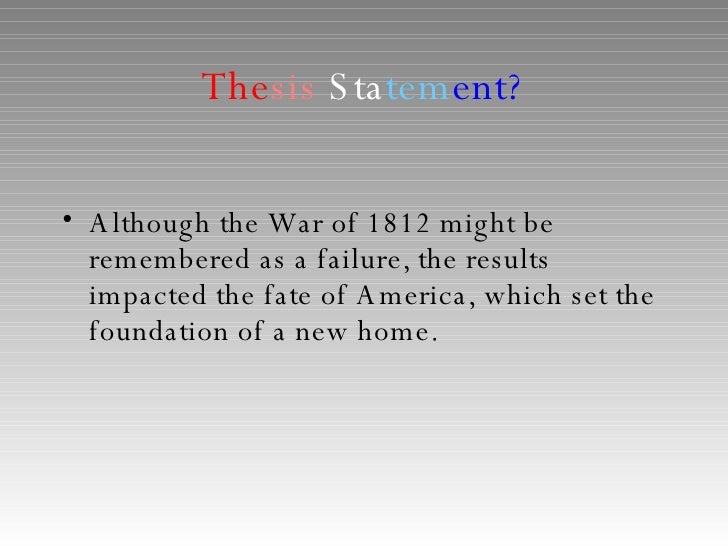 Effects of the war of 1812 picture