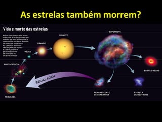 As estrelas também morrem?
 