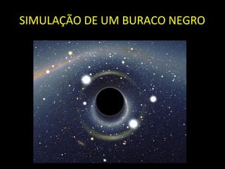 SIMULAÇÃO DE UM BURACO NEGRO
 