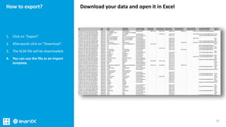 LeanIX Inventory: Import & Export | PPTX