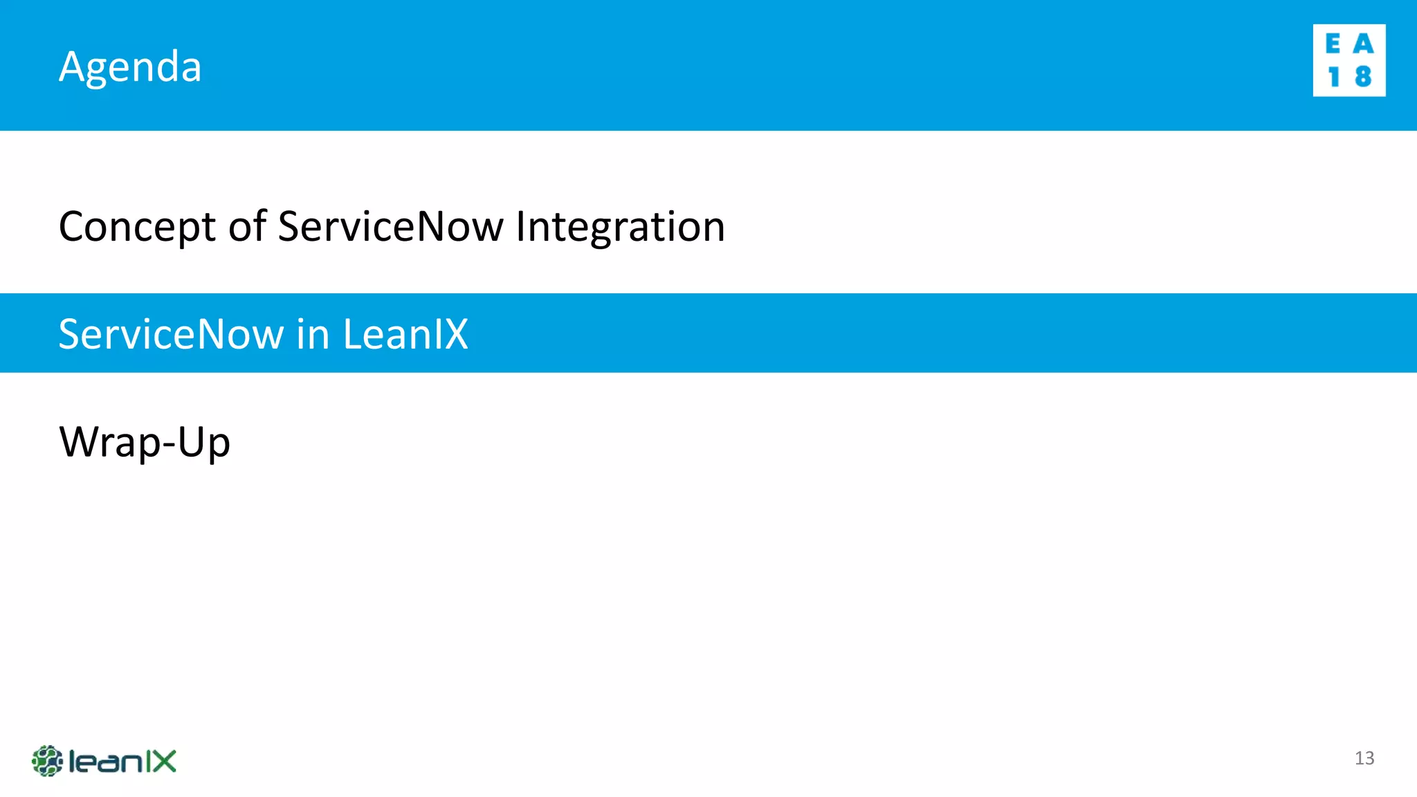 LeanIX-ServiceNow Integration | PPTX | Cloud Computing | Internet