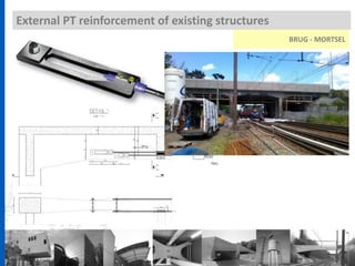 External PT reinforcement of existing structures
BRUG - MORTSEL
 