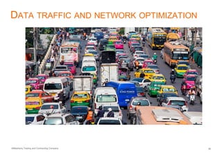AlMashariq Trading and Contracting Company 39
DATA TRAFFIC AND NETWORK OPTIMIZATION
 