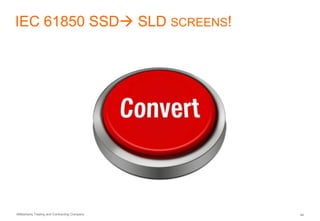 AlMashariq Trading and Contracting Company 44
IEC 61850 SSD? SLD SCREENS!
 