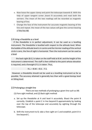 Theodolite and Its Uses