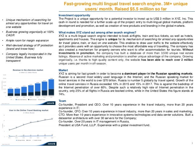 Fast Growing Multi Lingual Travel Search Engine 3m Unique Users Mo Fast Growing Multi Lingual Travel Search Engine 3m Unique Users Mo
