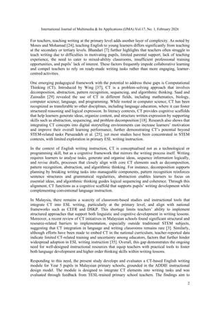 THE DEVELOPMENT AND EVALUATION OF A COMPUTATIONAL THINKING - INTEGRATED ...