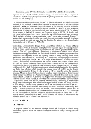 A NOVEL AI-ASSISTED ENERGY EQUALIZATION AND COMPRESSION ENABLED ROUTING ...