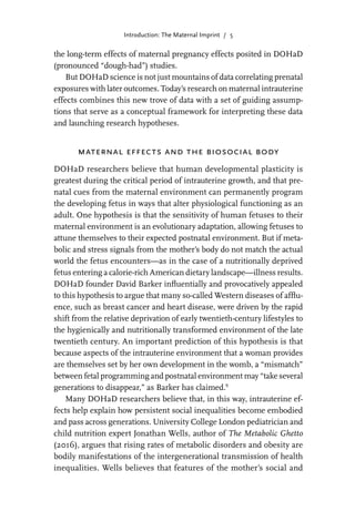 The Maternal Imprint The Contested Science Of Maternalfetal Effects ...