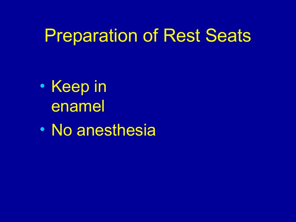 rest and rest seat
