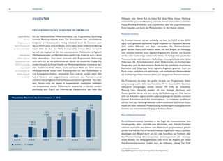 Monatliches Wachstum der Inventarklassen in 2016
Quelle: orbyd GmbH © Bundesverband Digitale Wirtschaft (BVDW) e.V.
01.01.16
LongtailPremium
01.06.16
+ 26 %
+ 12 %- 1 %
+ 64 %
01.05.16
+ 1 %
+ 59 %
01.04.16
+ 128 %
+ 16 %
01.03.16
+ 387 %
+ 201 %
01.02.16
18 19INVENTAR INVENTAR
INVENTAR
PROGRAMMATISCHES INVENTAR IM ÜBERBLICK
Mit der kontinuierlichen Weiterentwicklung von Programmatic Advertising
kommen Werbungtreibende ihrem Ziel, Konsumenten über verschiedenste
Endgeräte und Kontaktpunkte hinweg individuell durch die Customer Jour-
ney zu führen, einen entscheidenden Schritt näher. Einen wesentlichen Beitrag
leistet dabei das über den Markt bereitgestellte Inventar. Denn inzwischen
hat sich das Angebot der für den automatisierten Mediahandel verfügbaren
Werbeplatzierungen undWerbeformate sowohl in der Breite als auch in deren
Güte diversifiziert. Zum einen erstreckt sich Programmatic Advertising
nicht mehr nur auf den automatisierten Handel von klassischen Display Ads,
sondern bezieht auch eine Vielzahl von Werbemöglichkeiten in weiteren digi-
talen Kanälen wie Video, Mobile, Audio und Social Media ein. Damit können
Werbungtreibende immer mehr Kontaktpunkte mit dem Konsumenten in
ihre Kampagnenarchitektur einbeziehen. Zum anderen werden neben dem
Run-of-Network- und Longtail-Inventar zunehmend auch Premium-Inventar
und damit alle verfügbaren Inventarklassen automatisiert gehandelt. Das impli-
ziert, Nutzer nicht nur gezielt in ausgewiesenen qualitativen Umfeldern
von beispielsweise starken Medienmarken ansprechen zu können, sondern
gleichzeitig auch Zugriff auf höherwertige Werbeformate wie Video Ads,
Sabrina Büchel
Director
Programmatic &
Agency Management,
BurdaForward GmbH
FrederikeVoss
AdTech Expertin,
Unternehmerin und
CEO & Co-Founder,
orbyd GmbH
stv. Vorsitzende der
Initiative Strat-ups
im BVDW
Wallpaper oder Native Ads zu haben. Auf diese Weise können Werbung-
treibende den gesamten Marketing- und Sales-Funnel insbesondere auch in den
Phasen Branding, Awareness und Consideration über den programmatischen
Kanal bespielen und damit das Markenerlebnis für den Nutzer stärken.
Premium-Inventar
Als Premium-Inventar werden weitläufig die über die AGOF in den AGOF
digital facts6
gelisteten qualitativen Digital-Angebote von Publishern, darunter
auch mobile Websites und Apps, verstanden. Als Premium-Inventar
gelten darüber hinaus auch einzelne Seiten, wie zum Beispiel die Homepage,
oder einzelne Umfelder eines digitalen Angebots. Als Zeichen von Qualität
werden dabei hochwertige redaktionelle Inhalte, die Verfügbarkeit spezifischer
Themenumfelder, eine besonders kaufkräftige, meinungsbildende oder spitze
Zielgruppe, die Markenbekanntheit einer Medienmarke, ein hochwertiges
Design, aber auch die weitreichende Planbarkeit der inhaltlichen Ausrichtung,
Reichweite und Zielgruppe eines digitalen Angebots gewertet. Auch am
Markt knapp verfügbare und gleichzeitig stark nachgefragte Werbeumfelder
wie hochwertiges Video-Inventar zählen zum designierten Premium-Inventar.
Die Transparenz, die einer der großen Vorteile von Programmatic Adver-
tising ist, sorgt zudem dafür, dass Viewability-Werte als zusätzliche Qualitäts-
indikatoren hinzugezogen werden können. Mit Hilfe der Viewability-
Messung kann überprüft werden, ob eine Anzeige überhaupt vom
Nutzer gesehen wurde und wie wertig die Auslieferung war. Dies kommt
nicht nur Einkäufern zugute, sondern aufgrund gesteigerter Qualität und somit
höheren Preisniveaus auch den Inventargebern. Zu Letzterem qualifizieren
sich aus Sicht der Werbungtreibenden zudem zunehmend auch Social-Media-
Kanäle mit einer intensiven Mediennutzung, hochwertigem nutzergenerierten
Content und weitreichendem Zugang zu Audience-Daten.
Run-of-Network-Inventar
Run-of-Network-Inventar beinhaltet in der Regel alle Inventareinheiten bzw.
werbetragenden Seiten innerhalb eines Vermarkter- oder Publisher-Portfolios
und kann separat für den Online- oder Mobile-Kanal programmatisch gebucht
werden.Innerhalb des Run-of-Network-Inventars ergeben sich weitere Qualitäts-
abstufungen, zum Beispiel durch den Ein- oder Ausschluss von Premium- oder
Non-Premium-Inventar, den transparenten, semitransparenten oder intranspa-
renten Ausweis von Belegungseinheiten oder durch das Angebot von reinen
Non-Premium-Impressions. Zudem kann die Indikation „Above The Fold“
6Vgl.AGOF digital facts https://www.agof.de/studien/digital-facts/
 