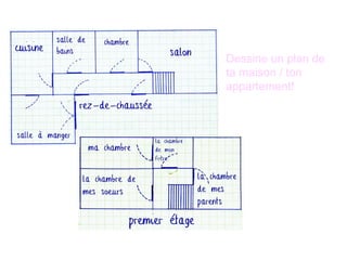 Ma maison Dessine un plan de ta maison / ton appartement! 