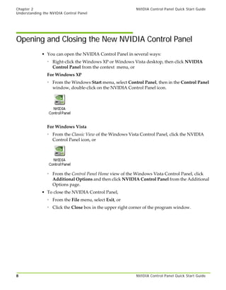 182.08 Nvidia Control Panel Quick Start Guide | PDF
