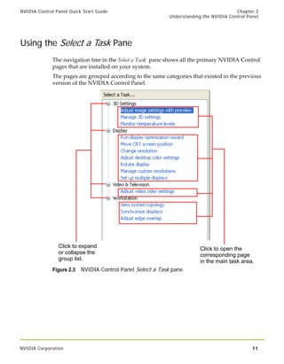 182.08 Nvidia Control Panel Quick Start Guide | PDF