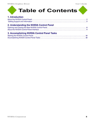 182.08 Nvidia Control Panel Quick Start Guide | PDF