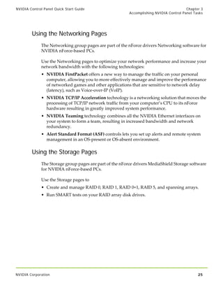 182.08 Nvidia Control Panel Quick Start Guide | PDF