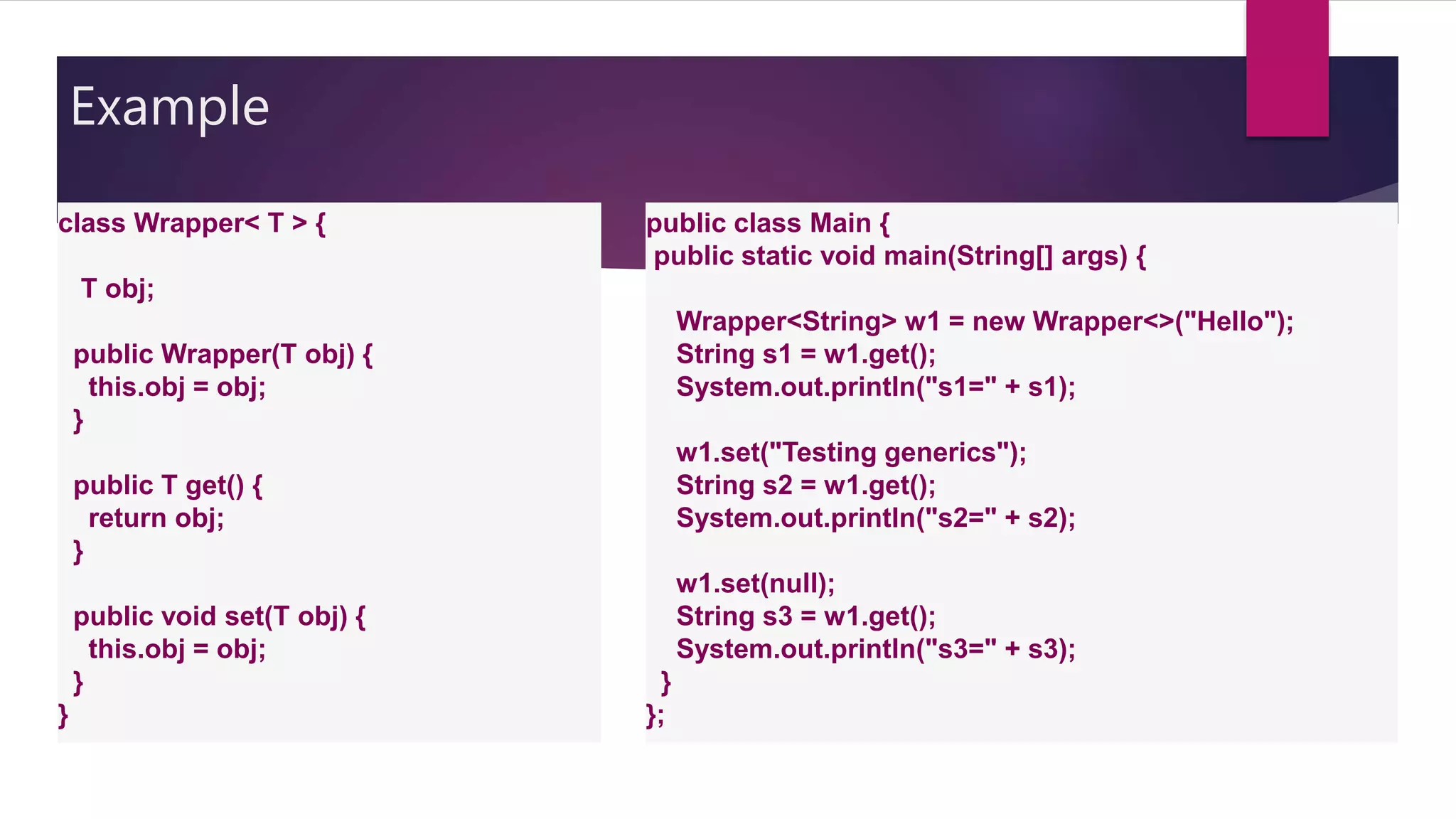 java object oriented presentation | PPT