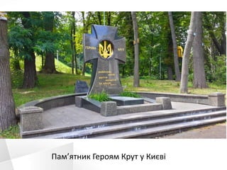 Пам’ятник Героям Крут у Києві
 
