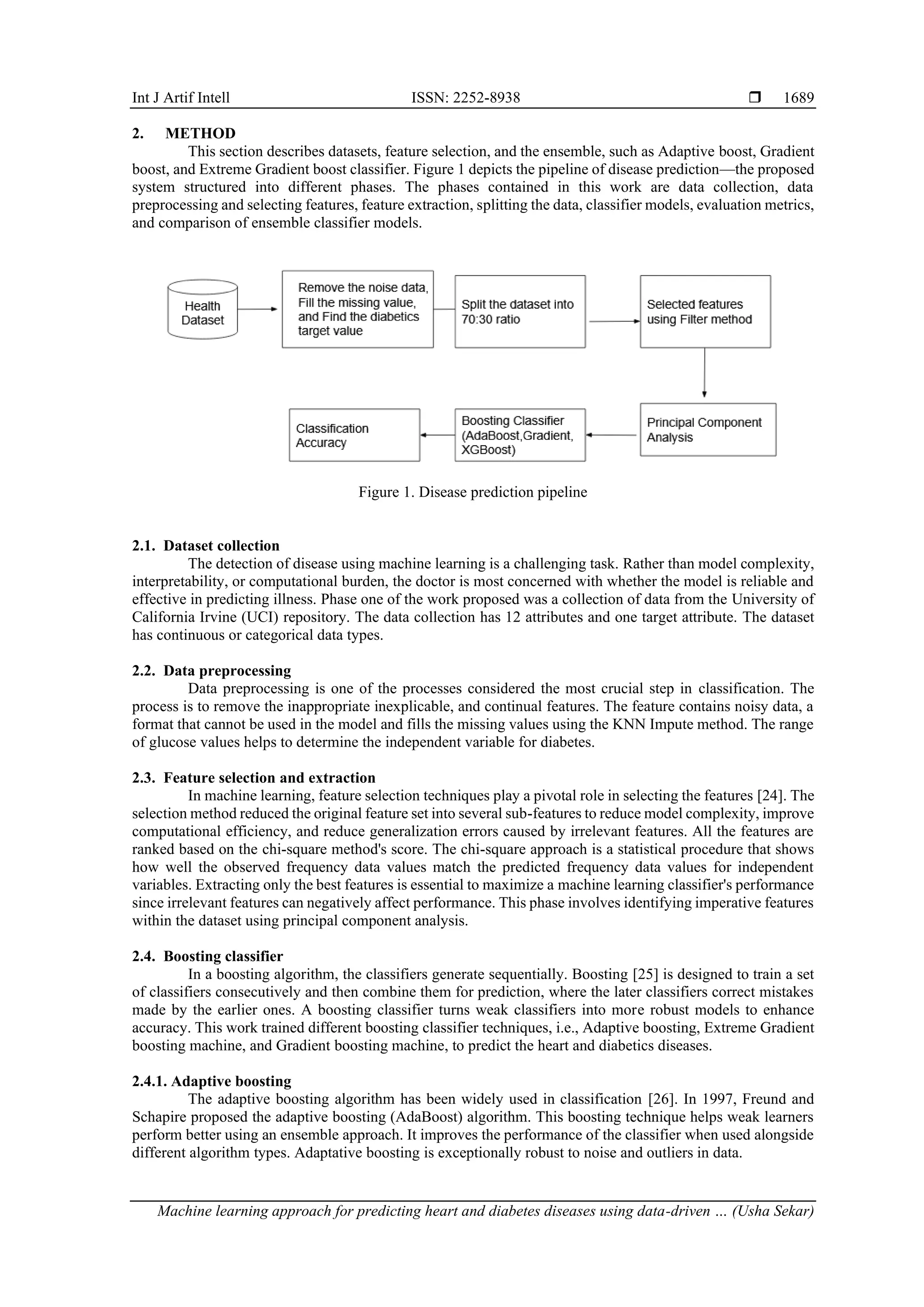 Machine learning approach for predicting heart and diabetes diseases ...