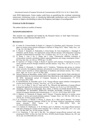 EFFICIENT ENERGY-BASED CLUSTER HEAD ELECTION AND ROUTING PROTOCOL IN ...