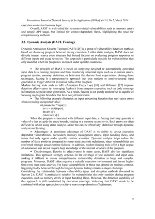 CLASSIFICATION OF SOURCE CODE VULNERABILITIES AND ANALYSIS OF DETECTION ...