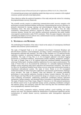 DESIGNING DISASTER RECOVERY FRAMEWORK FOR GLOBALLY DISTRIBUTED CLOUD ...