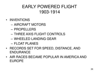 The History of aviation and airplanes in world | PDF