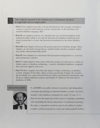 An Introduction To Database Systems 8th Edition C J Date | PDF