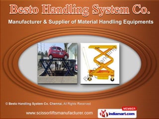 Manufacturer & Supplier of Material Handling Equipments
 