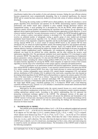 Solving k-city multiple travelling salesman using genetic algorithm | PDF