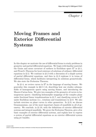 Cartan For Beginners Differential Geometry Via Moving Frames And ...
