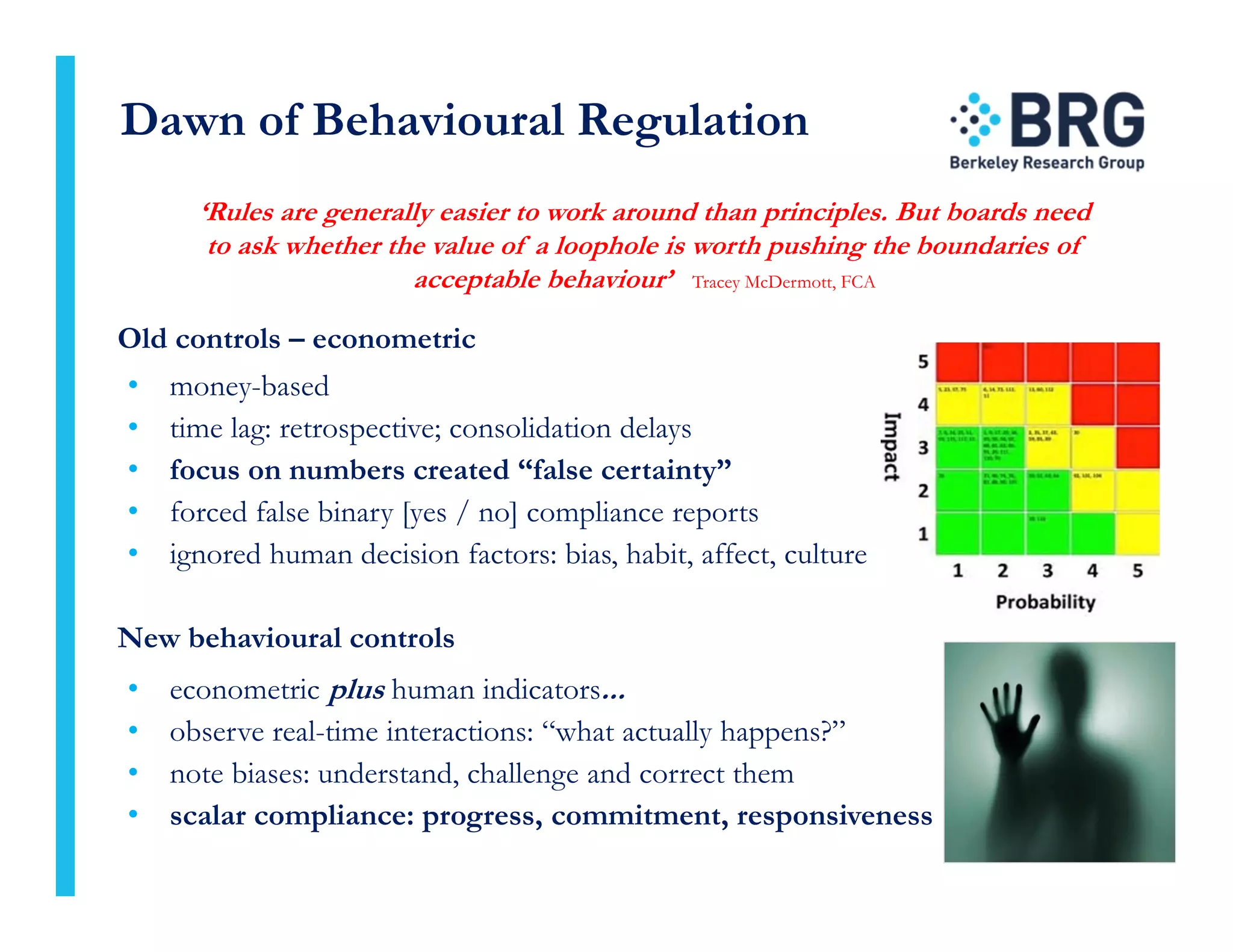 Managing Conduct and Behavioural Risk | PDF