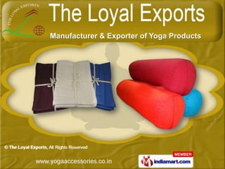 Manufacturer & Exporter of Yoga Products
 
