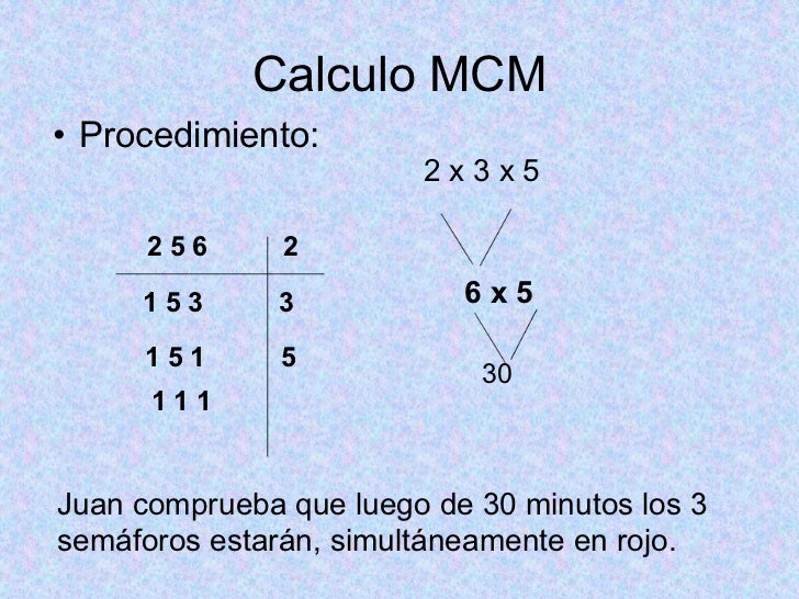 Minimo Comun Multiplo De 5 Y 9