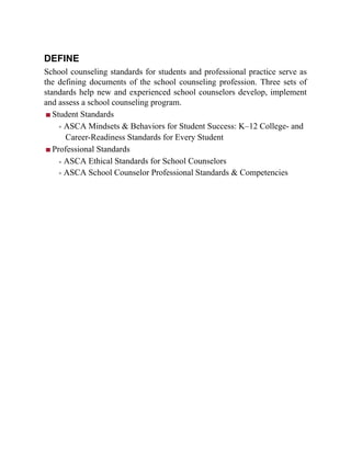 The Asca National Model A Framework For School Counseling Programs 4th ...