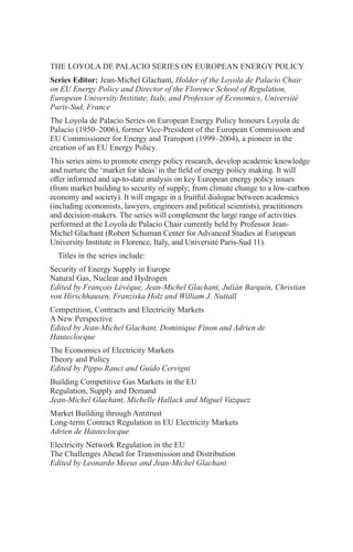 Electricity Network Regulation In The Eu The Challenges Ahead For ...