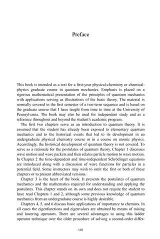 Physics Rationale Principles Of Quantum Mechanics As Applied To Chemistry And Chemical ...
