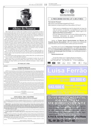 CORREIO DA BEIRA SERRA – 05.08.2008