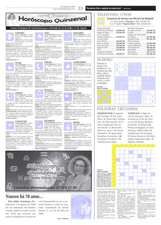 CORREIO DA BEIRA SERRA – 05.08.2008