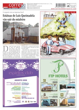 CORREIO DA BEIRA SERRA – 05.08.2008