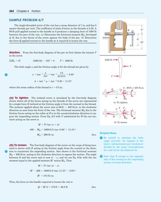 Threaded Friction 183710439 friction-from-meriam-pdf | PDF