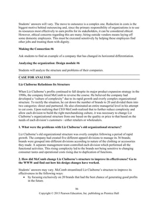 Organizational Theory Design and Change 7th Edition Jones Solutions ...
