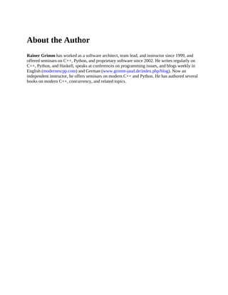 C Core Guidelines Explained Best Practices For Modern C Rainer Grimm | PDF