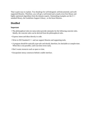 C Core Guidelines Explained Best Practices For Modern C Rainer Grimm | PDF