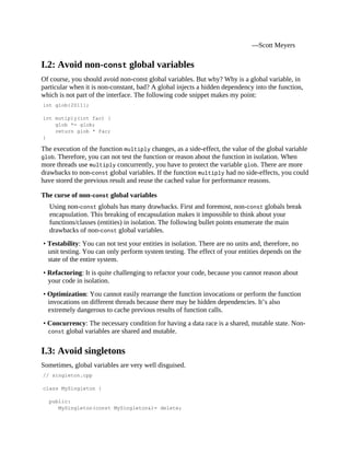 C Core Guidelines Explained Best Practices For Modern C Rainer Grimm | PDF